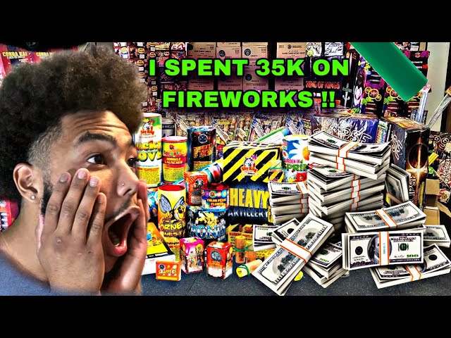 EPIC 4TH of july firework show things gets insane ( we spent 35k)