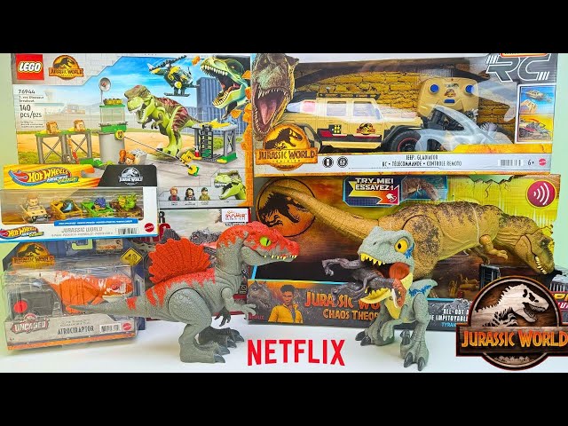 Jurassic World Toys on Netflix Review | Hot Wheels RacerVerse