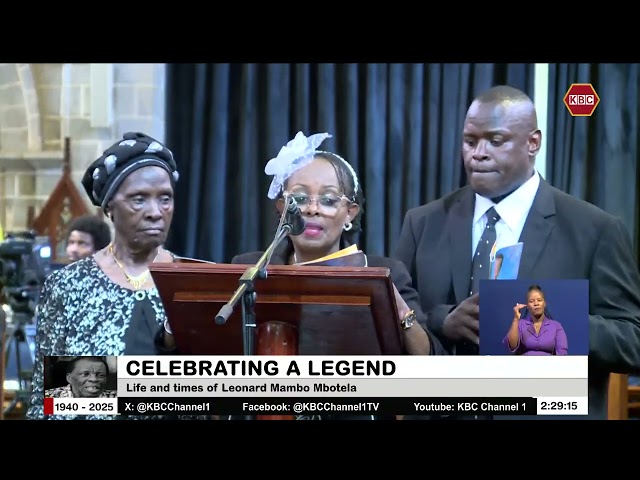 Mambo Mbotela's Wife tribute to the husband