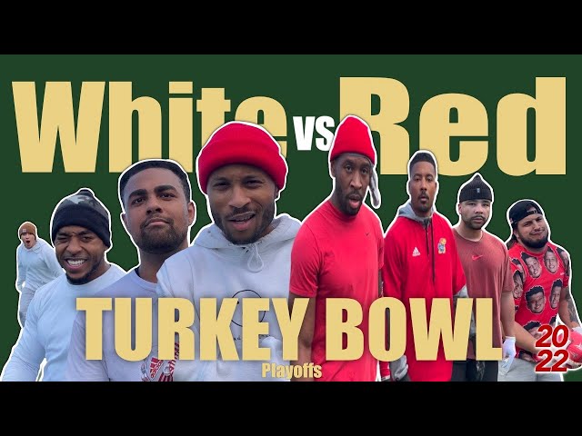 Team Red vs Team White Full Game Vlog | 7 ON 7 Turkey Bowl 2022