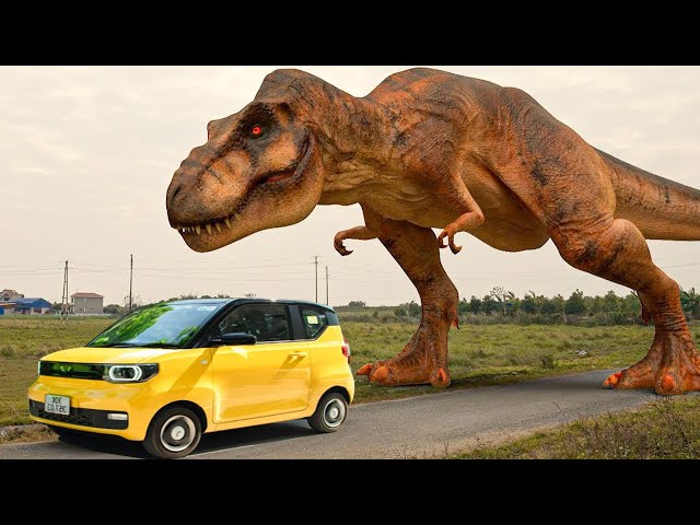 New Hollywood Movie (2024) Dinosaur Attack | T-rex Vs Anaconda | Jurassic Park| Dinosaur