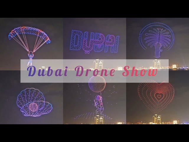 Dubai Drone Show - Dubai Shopping Festival - 1000 Drones