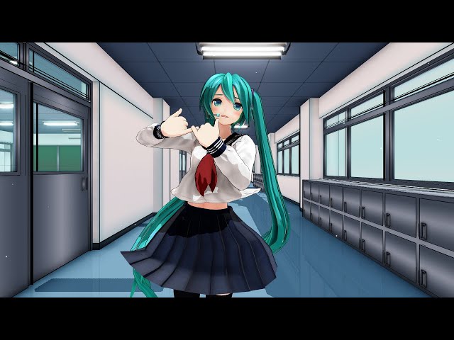 【MMD VR180 4K】初音ミク 今好きになる。【YYB Hatsune Miku】