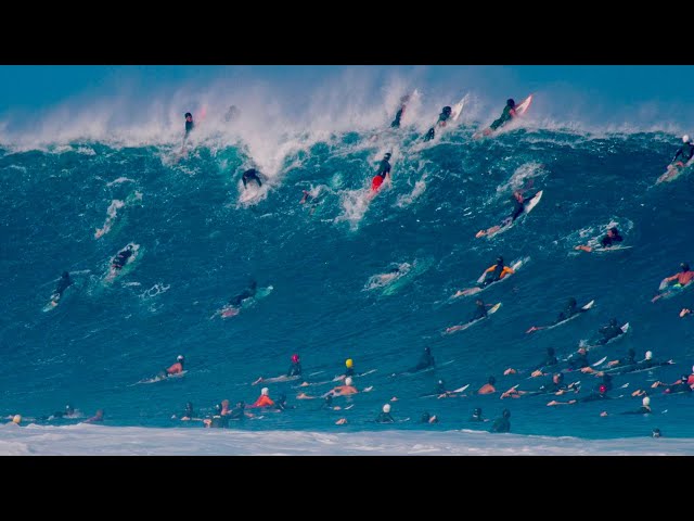 WHAT IT'S LIKE BATTLING PRO SURFERS AT ALL-TIME PIPELINE