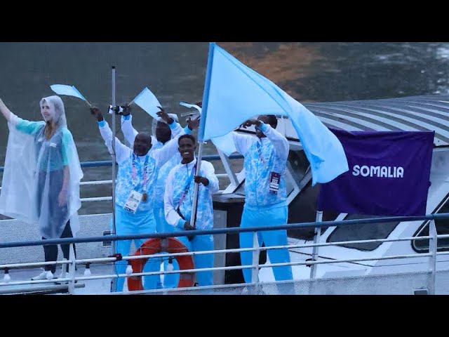 Team Somalia arrives in Paris, France for the 2024 Olympic Games