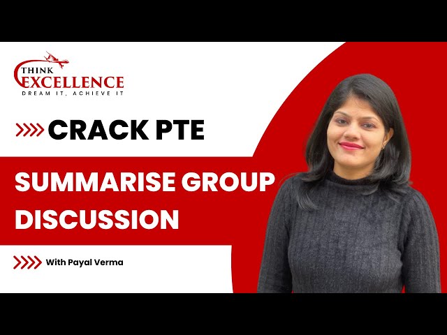 15/15 Marks Strategy: Master the New PTE 'Summarise Group Discussion' Question!