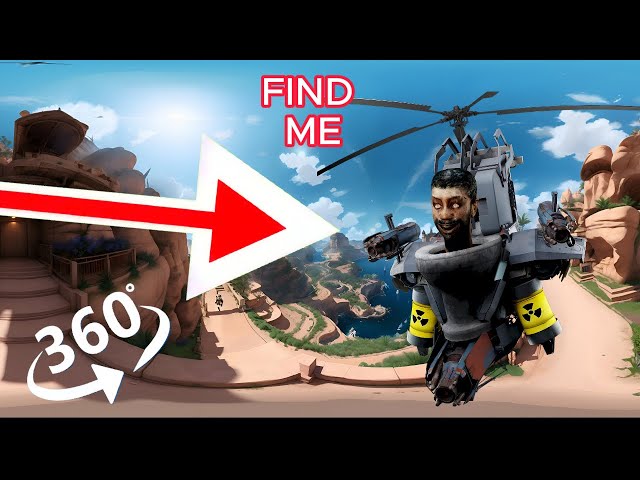 FIND  Skibidi Toilet. Acid  Helicopter Skibidi Toilet ith hree blasters-looking for a challenge360VR