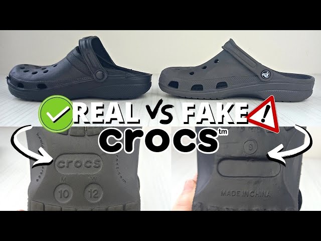 5 Ways To Spot FAKE CROCS Fast: Real vs Fake Crocs