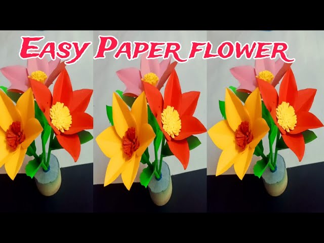 How To Make Origami Flower Step By Step || Origami Flower Making Idea || Easy Craft By Diy Dreams