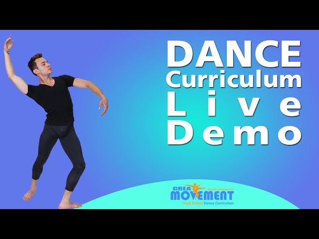 High School Dance Curriculum Live Demo | Crea Movement (Modern)