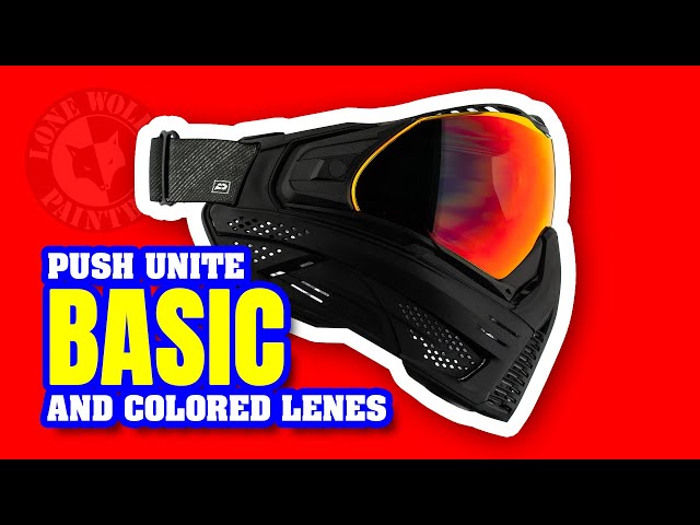 Push Unite Basic Goggle vs Push Unite Paintball Mask Comparison | Lone Wolf Paintball Michigan