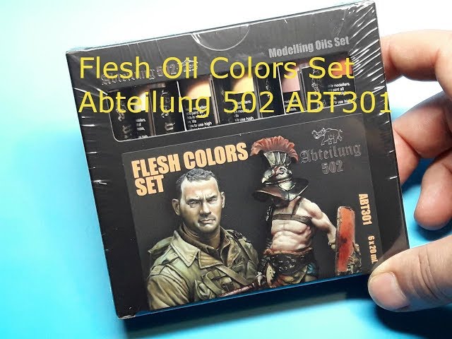 ABTEILUNG 502 FLESH OIL COLORS SET ABT301 - AK INTERACTIVE