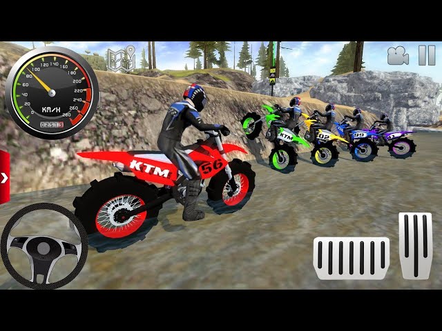 Black De Caross - US Motorbike Mega Ramp Mud Race #5 Forest Woodland 3D - IOS FHD Android Gameplay