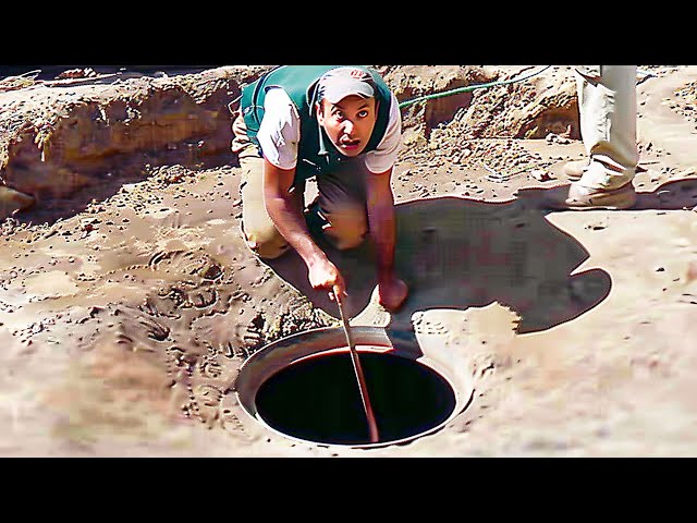 Man Investigates Other Life in the Earth's Core Through a Hole He Digs