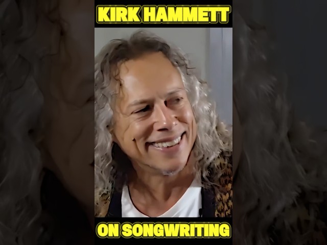 KIRK HAMMETT of METALLICA on writing "Enter Sandman"               #metallicashorts