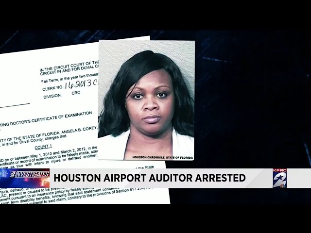 Houston Airport auditor arrested