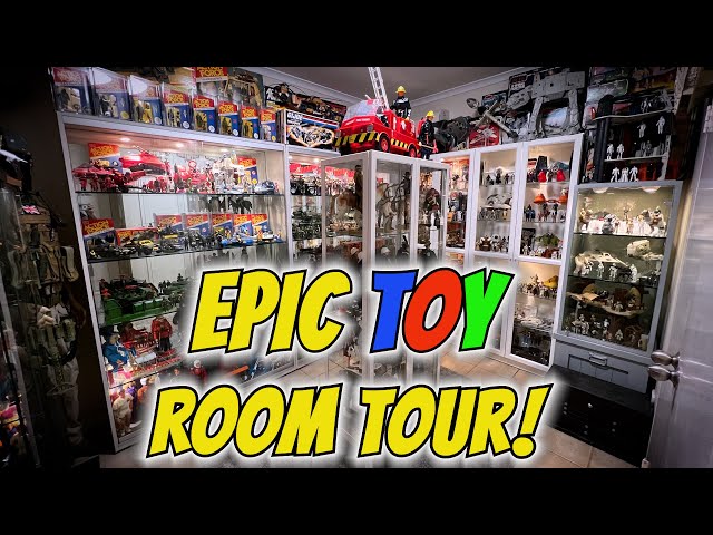 EPIC TOY ROOM TOUR!!! - Star Wars, GI Joe, M.A.S.K, Mego, SMDM, Rambo, Centurions...