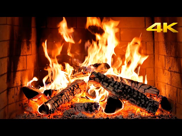 🔥 The Best Burning Fireplace: Cozy Crackling Logs and Soothing Glow for Sleep and Relaxation 4K UHD