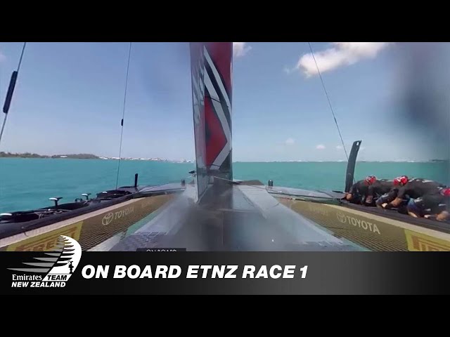 360º Onboard ETNZ 35th America's Cup Race 1 Start