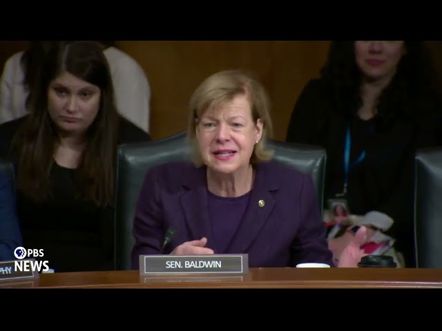 WATCH: Sen. Baldwin questions McMahon in confirmation hearing