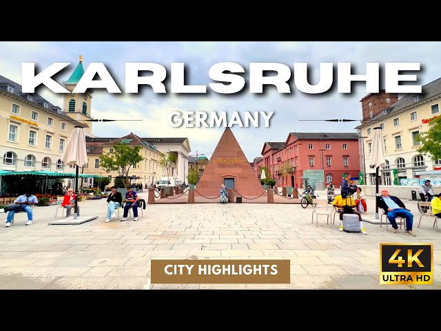 Discover Karlsruhe in 4K Ultra HD | Walking Tour of Iconic Landmarks