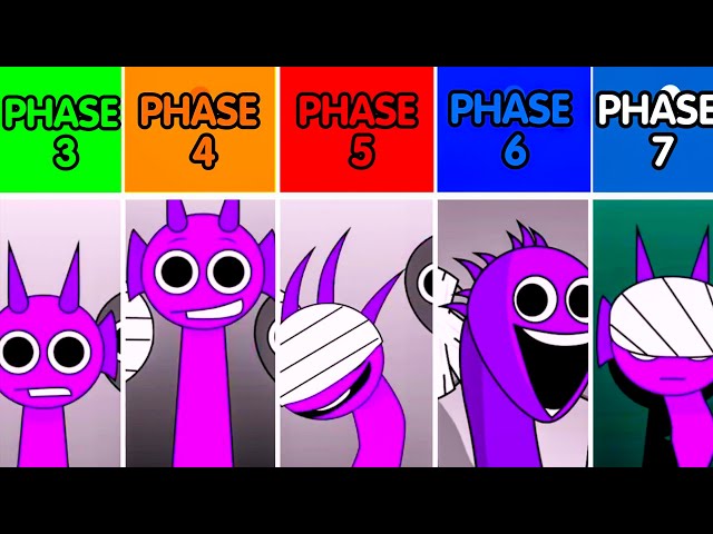 Incredibox Sprunki: Alive Phase 3 vs Phase 4 vs Phase 5 vs Phase 6 vs Phase 7 In Incredibox Sprunki!