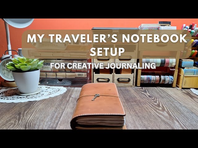 My Traveler's Notebook Setup for Creative Journaling 🎨📒