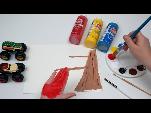 Best Kids Learn Colors and Color Mixing Video for Fun Craft Activity!  Colors for toddlers.