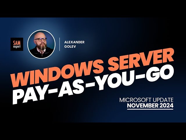 Windows Server 2025 Pay-as-you-Go — November 2024 Microsoft Update