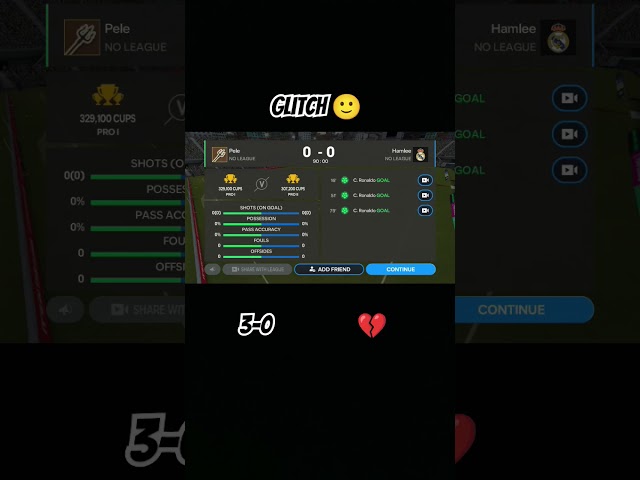 Glitch😵😶#fifa#easportsfcmobile24#fifamobile#glitch#cristianoronaldo#realmadrid#leomessi#barcelona