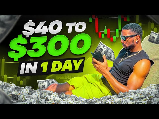 Forex Trading 2024 | TURN $40 INTO $300 😱 | Forex Trading For Beginners 2024