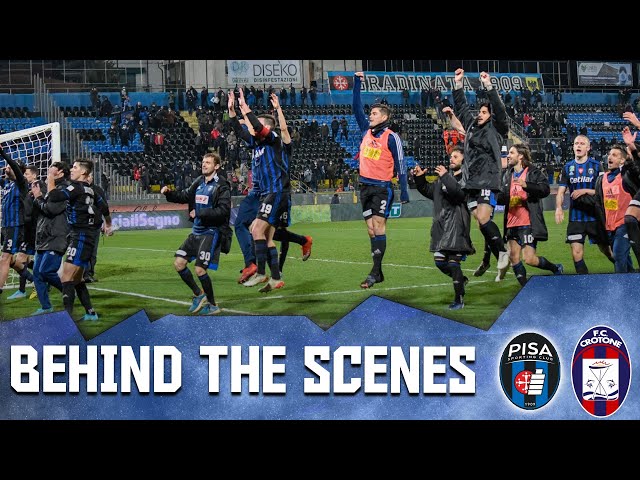 👀BEHIND THE SCENES | PISA-CROTONE