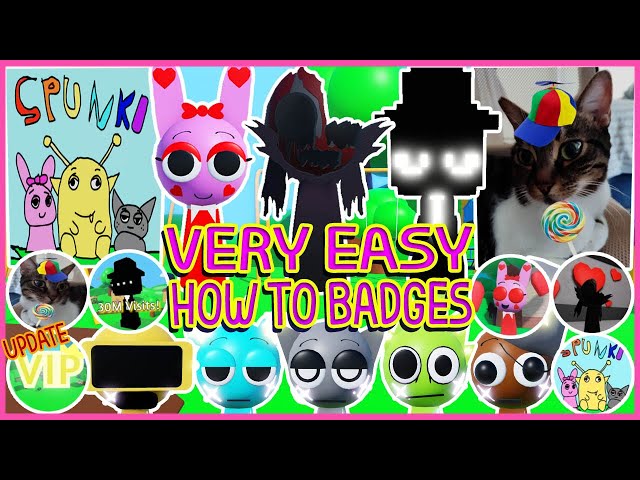 Roblox - Update VIP And [ VALENTINES ]  How to get 5 Badges in 3D Sprunki RP And Animations