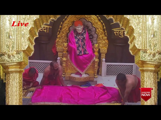 Shirdi Sai Baba Evening Live Darshan