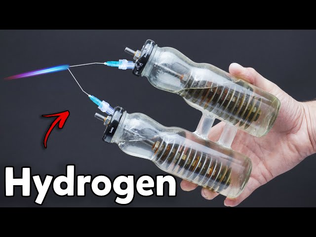 Making a Simple Hydrogen Generator from Washers - HHO Generator