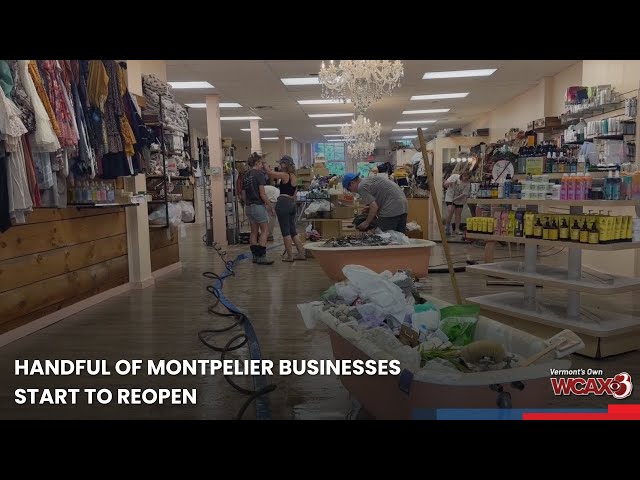 Handful of Montpelier businesses start to reopen