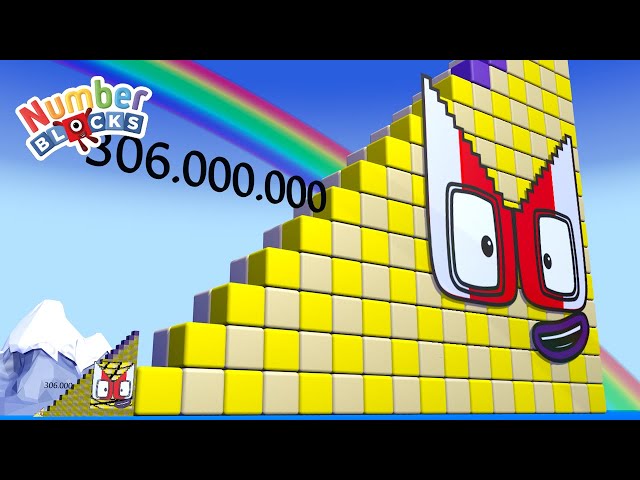 Numberblocks Step Squad Full Episodes 306 vs 306,000,000 MILLION BIGGEST Learn to Count Big Numbers!