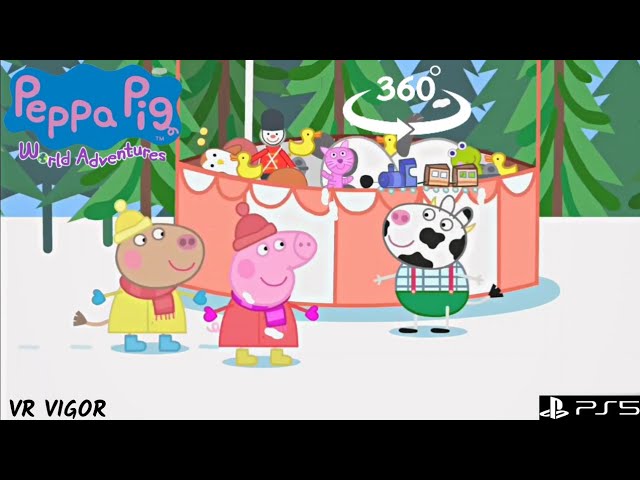 Watch Peppa Pig Taking the Toy to the Stall #peppapigenglish #ps5games #360vr