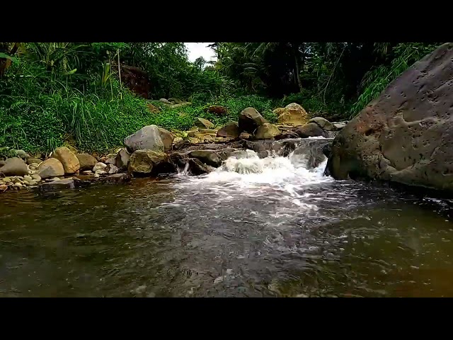 Nature Sounds Waterfall for Relaxation Meditation Relaxing Calm River Water flow for Sleeping