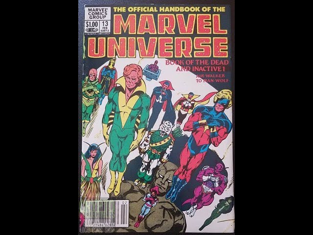 Official Handbook of the Marvel Universe 13