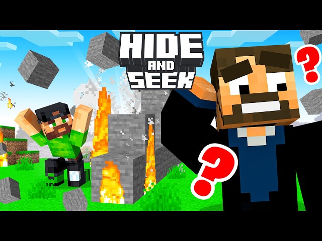 DESTROYING the Map in Minecraft Hide and Seek!