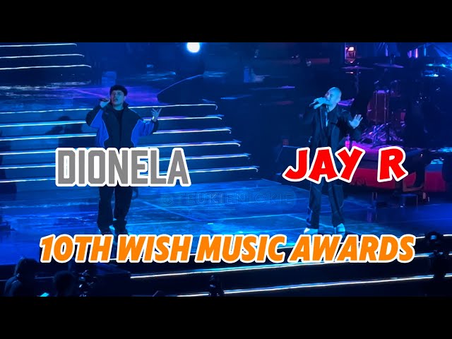 [4K] DIONELA & JAY R “SINING” at 10th Wish Music Awards | #10thWishMusicAwards