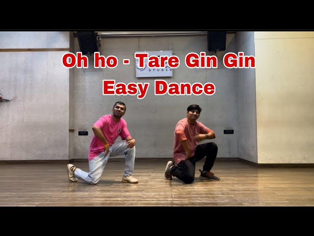 Tare Gin Gin- OH HO OH HO Easy dance cover 😍 Bollywood style #bollywood #easydance #biggners