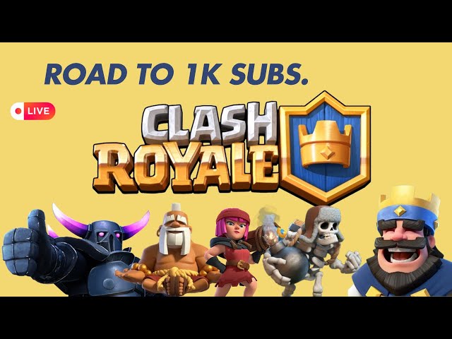 Clash Royale Live 🔴 | Road To 1K Subscribers | TanisLive