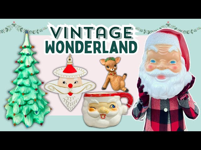 A Vintage Winter Wonderland | Shop with Us for Mid Century Christmas and More!