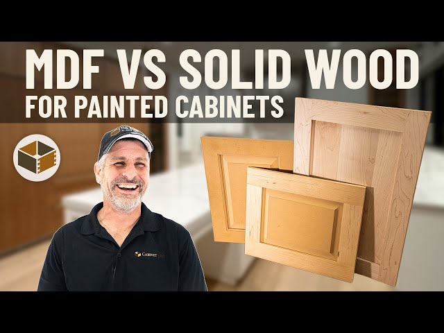 MDF vs Solid Wood for Painted Cabinets | RTA Cabinet Options