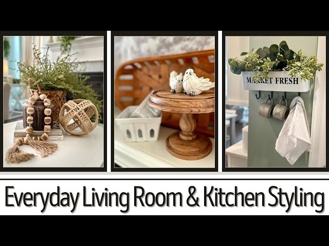 Everyday Home Decorating Ideas | Kitchen & Living Room Decorate with Me 2023