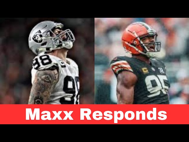 Maxx Drops A Bomb On Myles Garrett