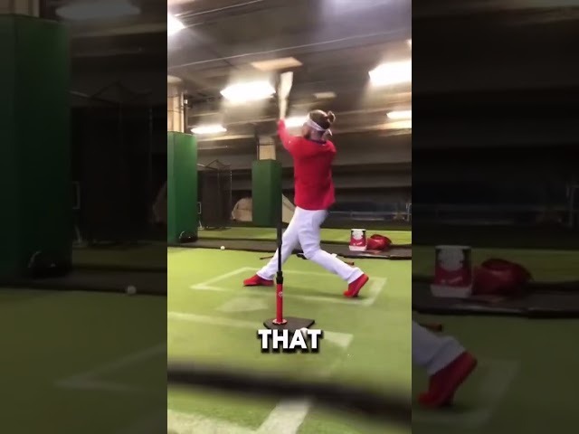 Bryce Harper Back Leg #bryceharper #baseball #baseballplayer #baseballdrills #baseballhitter #drills