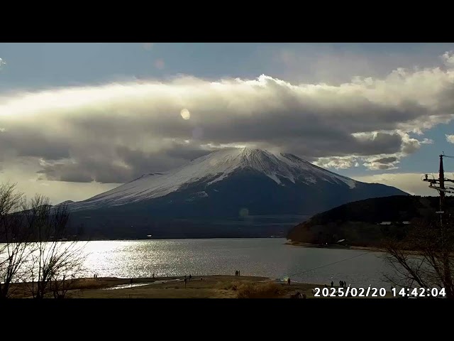 【LIVE】山中湖からの「富士山ライブカメラ」 "mount fuji live camera" from Lake Yamanakako FUJISAN (Japan Yamanashi)